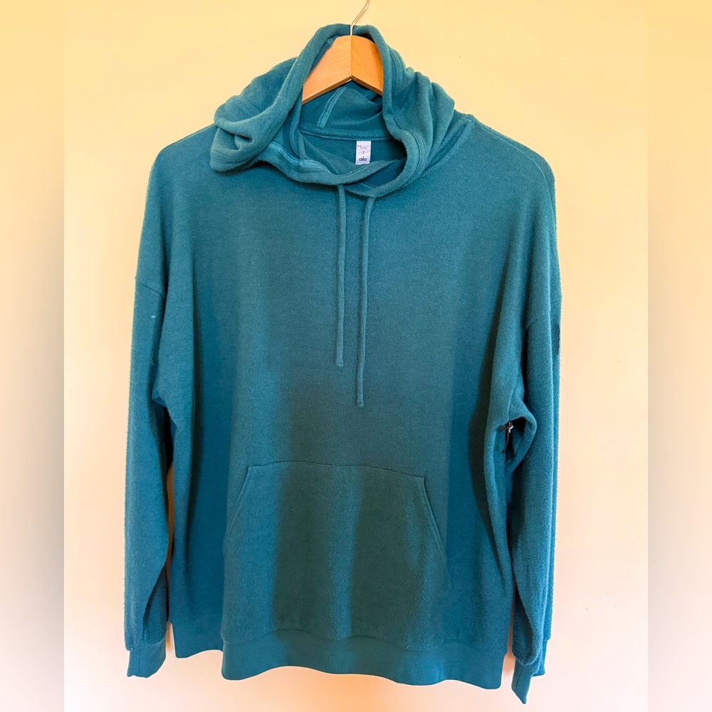 ALO Soho Alolux Cozy Hoodie sz SM